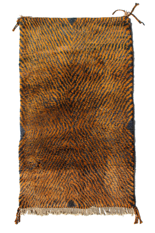 Authentic Beni Ouarain Rug – Moroccan Handmade Wool Carpet 150 100 cm | cooperative & adrar