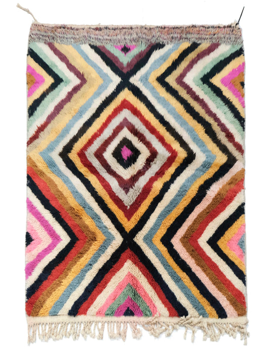 Custom-Made Moroccan Rug – Handwoven Wool Rug from Cooperative Adrar