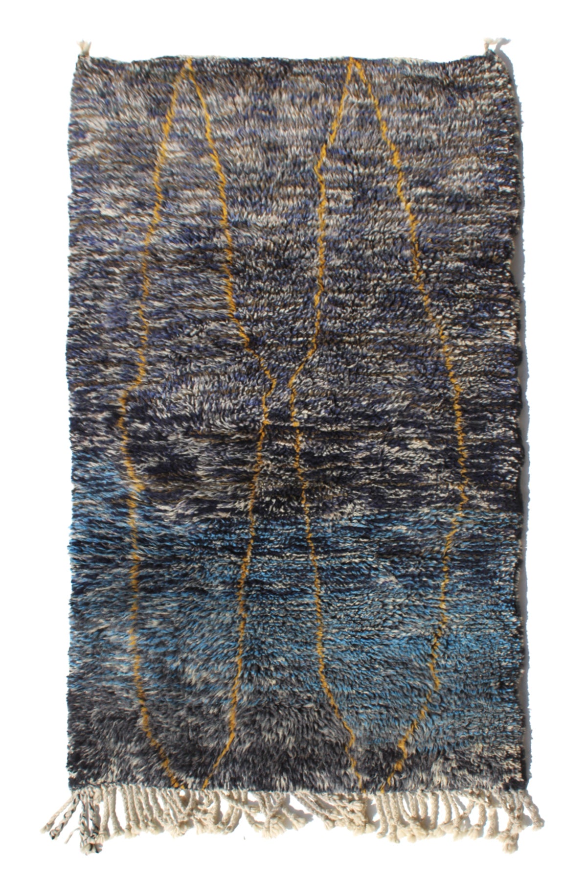 Authentic Beni Ouarain Rug – Moroccan Handmade Wool Carpet 150 100 cm | cooperative & adrar