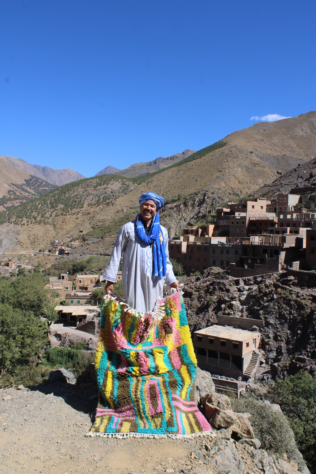 Azilal Rug – No. 2 | Authentic Berber Wool Rug (150x100 cm)