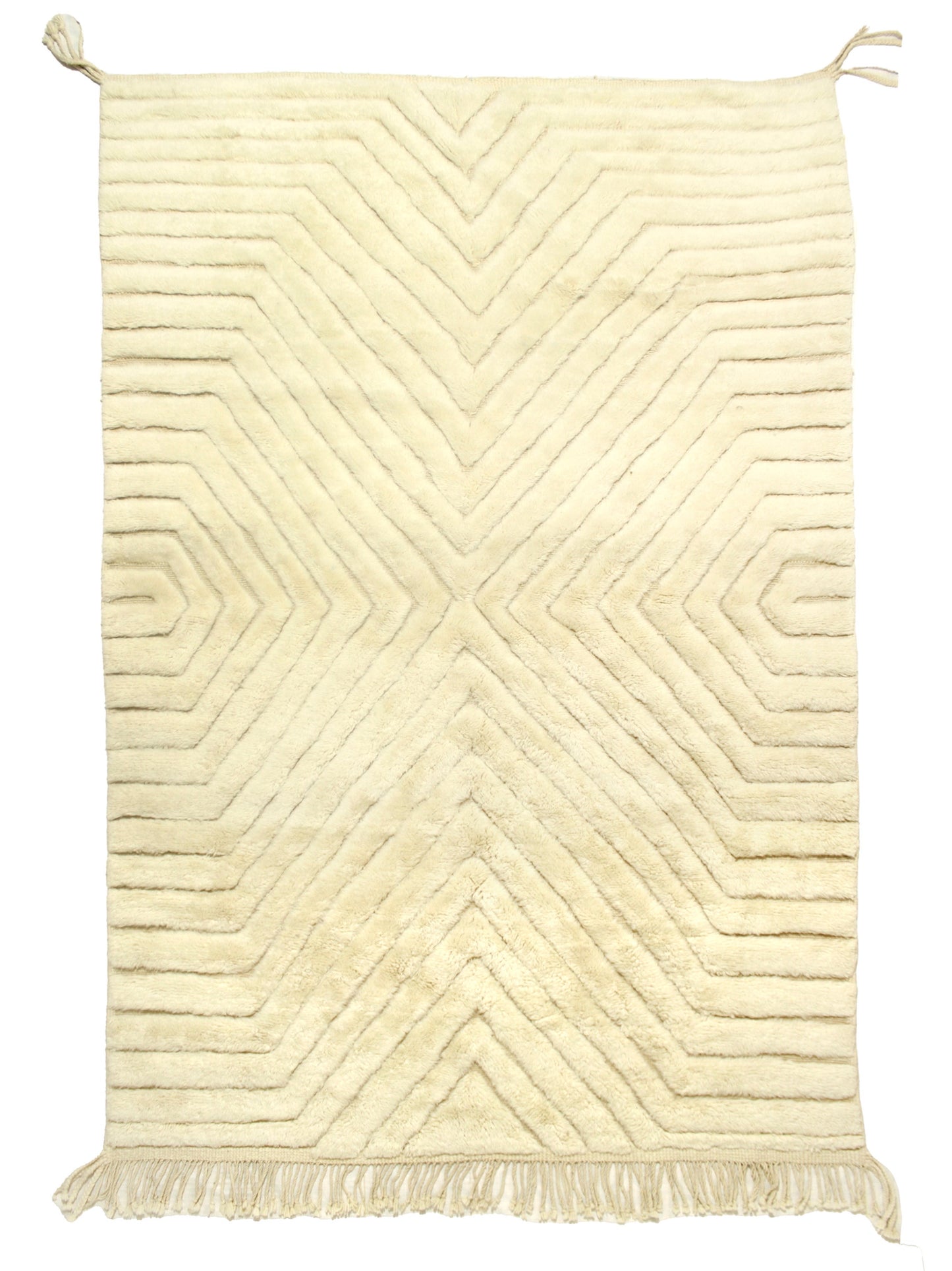 Custom-Made Moroccan Rug – Handwoven Wool Rug from Cooperative Adrar