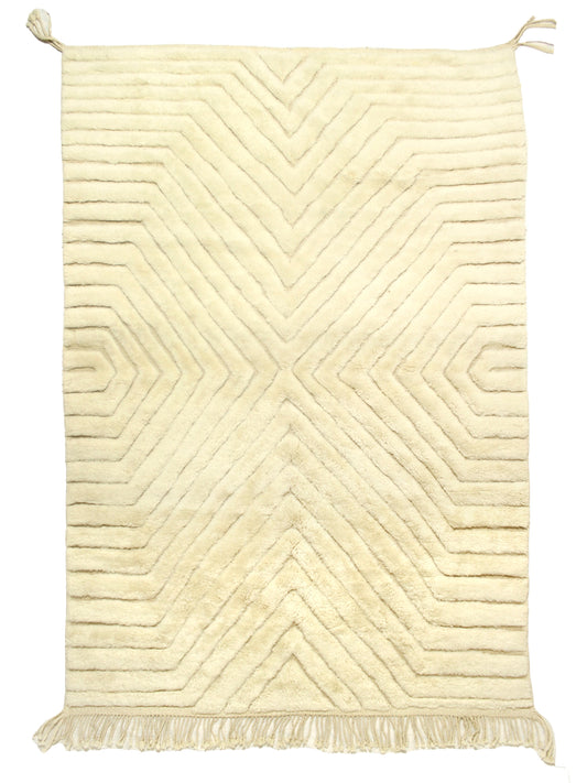 Custom-Made Moroccan Rug – Handwoven Wool Rug from Cooperative Adrar