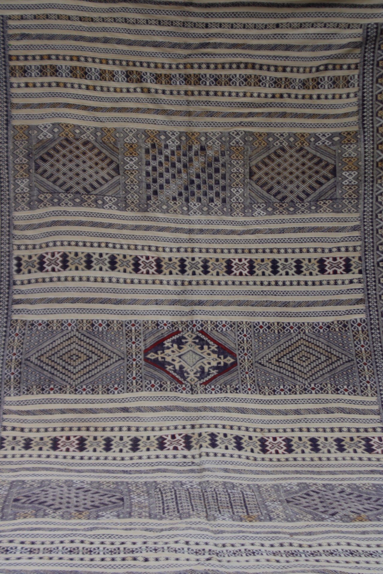 Authentic Moroccan Kilim Rug 13x8 ft – Handwoven Atlas Mountains Wool Rug