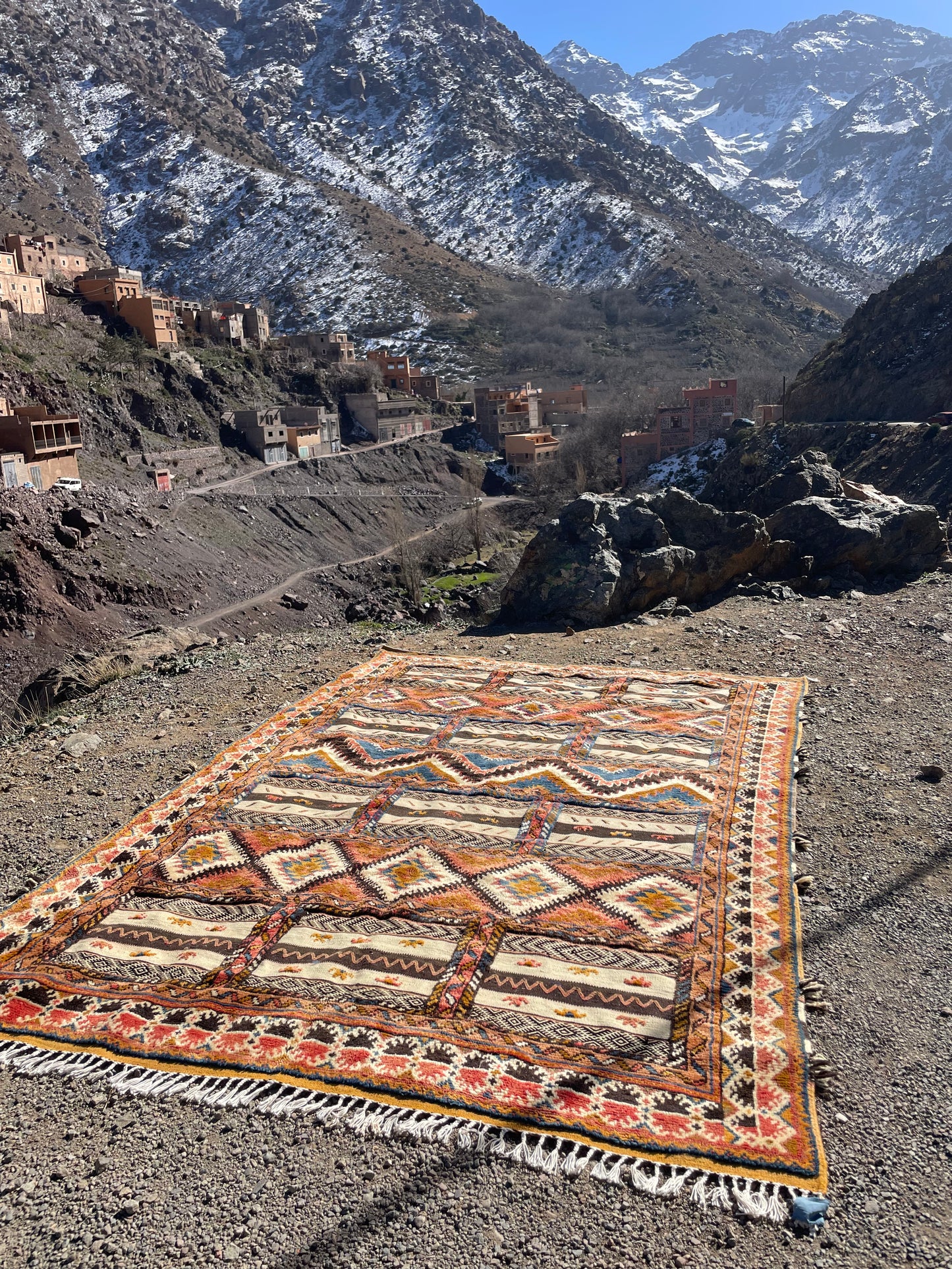 Lovely this  glawi rug Moroccan Glaoui Rug, Handmade Berber Carpet, Taznakht carpets, Free shipping rug, Multi Color Carpet Glaoui size is 300x210 cm