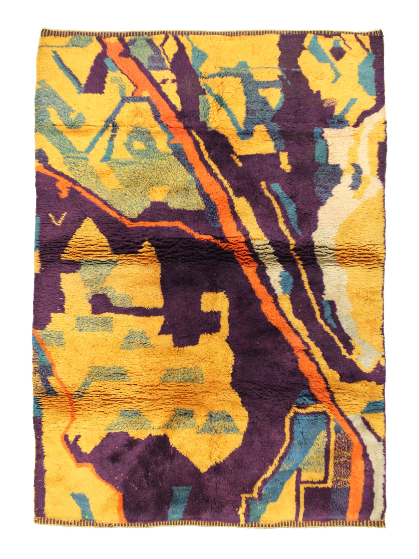 Custom-Made Moroccan Rug – Handwoven Wool Rug from Cooperative Adrar