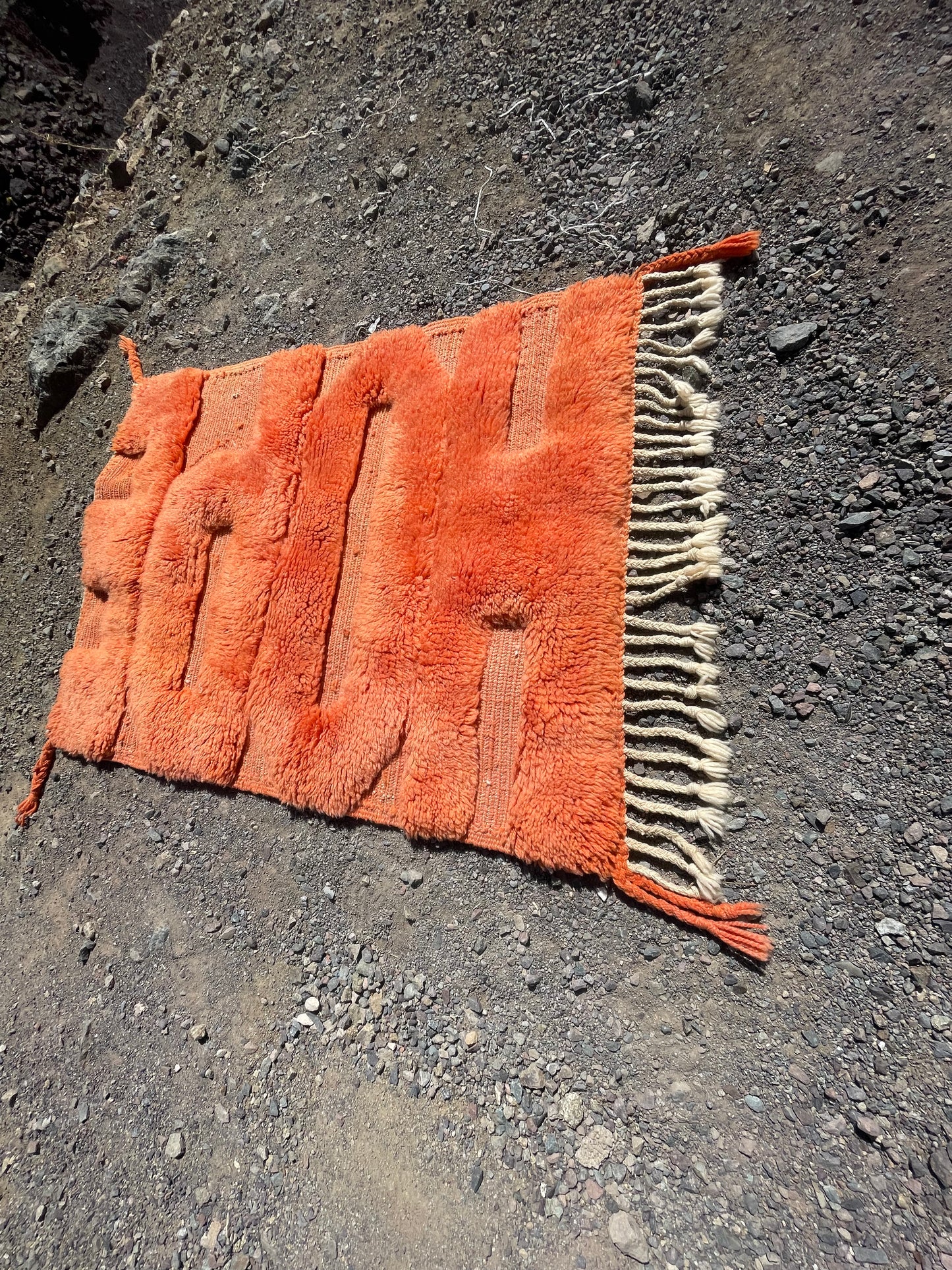 Handwoven Moroccan Rug - Vibrant Berber Design, Cultural Artifact, Skilled Craftsmanship, Unique Home Decor size is 120x60 cm