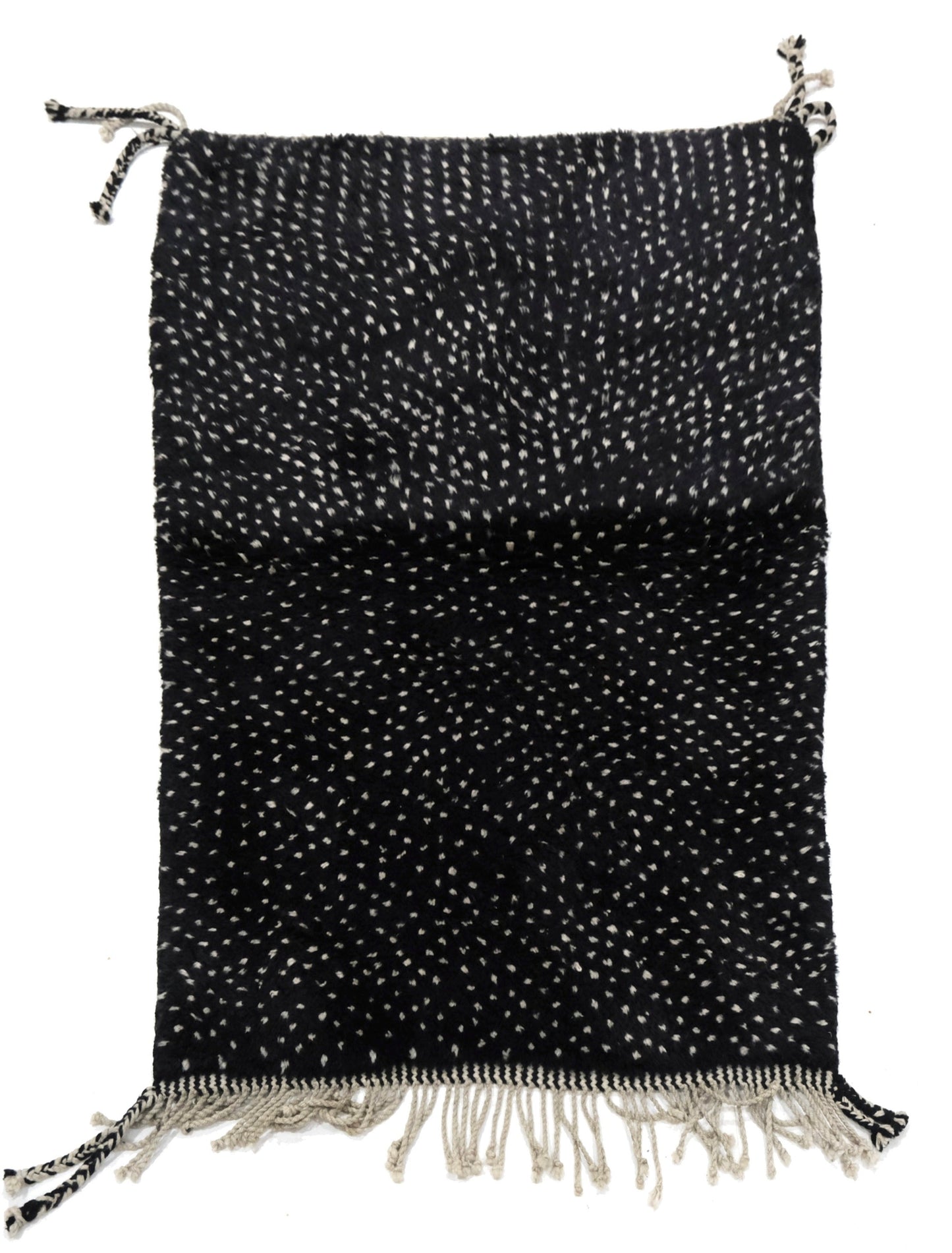 Authentic Beni Ouarain Rug – Moroccan Handmade Wool Carpet 150x100 cm | cooperative & adrar