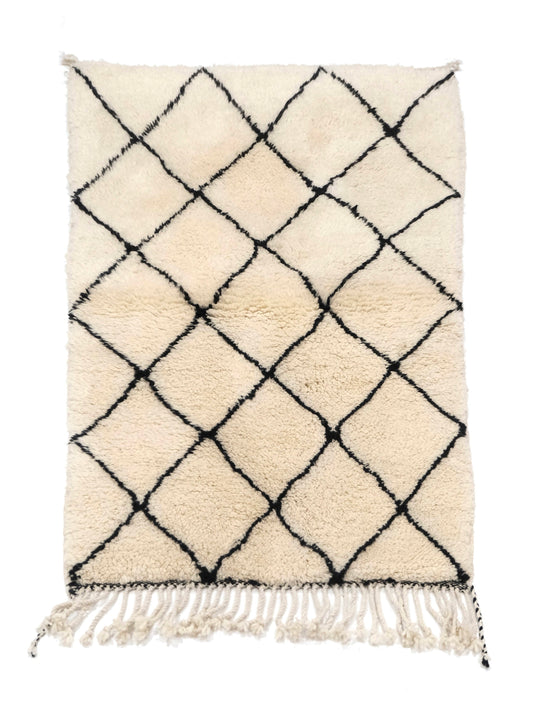 Custom-Made Moroccan Rug – Handwoven Wool Rug from Cooperative Adrar