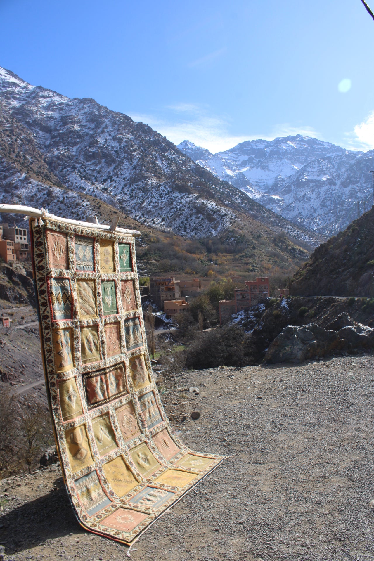 Vintage Glaoui Patchwork Rug – 5.01 ft × 8.46 ft (1.53 × 2.58 m) – Handwoven Moroccan Berber Carpet