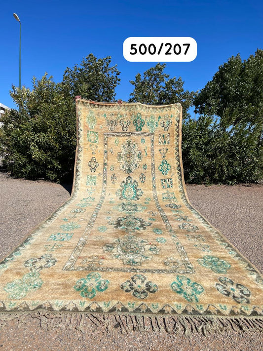 Transform your space with the exquisite charm of our Fabulous Boujad Rug, a true work of art crafted by skilled artisans in the heart of Morocco. This authentic Moroccan rug showcases the rich heritage and vibrant culture of the Boujad region