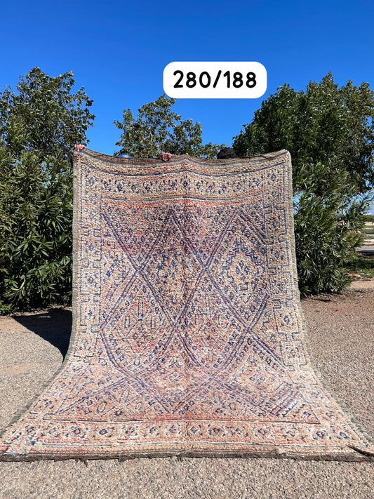 Transform your space with the exquisite charm of our Fabulous Boujad Rug, a true work of art crafted by skilled artisans in the heart of Morocco. This authentic Moroccan rug showcases the rich heritage and vibrant culture of the Boujad region