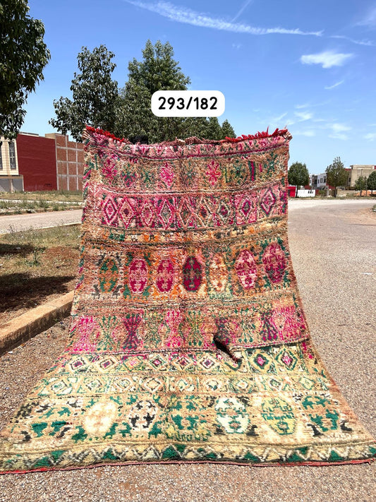 Transform your space with the exquisite charm of our Fabulous Boujad Rug, a true work of art crafted by skilled artisans in the heart of Morocco. This authentic Moroccan rug showcases the rich heritage and vibrant culture of the Boujad region