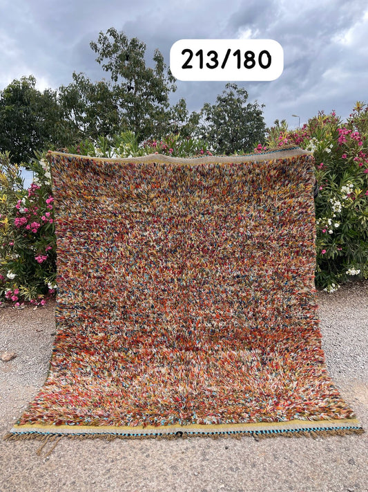Transform your space with the exquisite charm of our Fabulous Boujad Rug, a true work of art crafted by skilled artisans in the heart of Morocco. This authentic Moroccan rug showcases the rich heritage and vibrant culture of the Boujad region