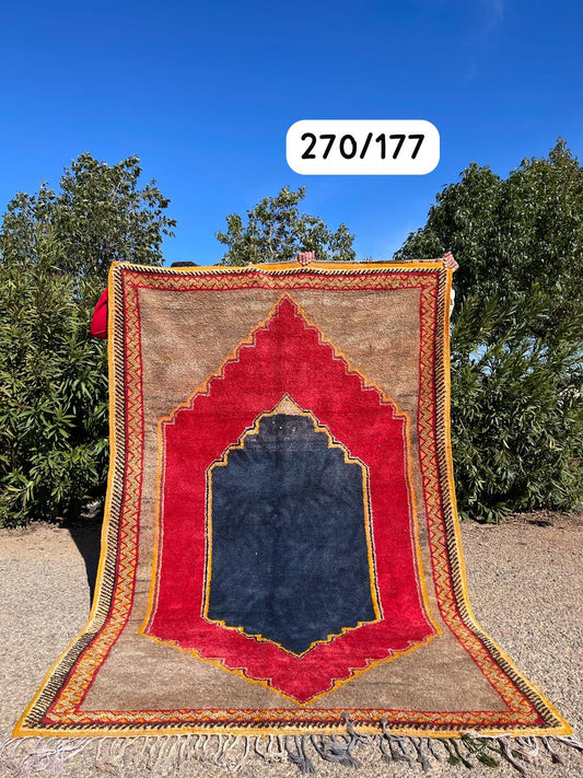 Transform your space with the exquisite charm of our Fabulous Boujad Rug, a true work of art crafted by skilled artisans in the heart of Morocco. This authentic Moroccan rug showcases the rich heritage and vibrant culture of the Boujad region