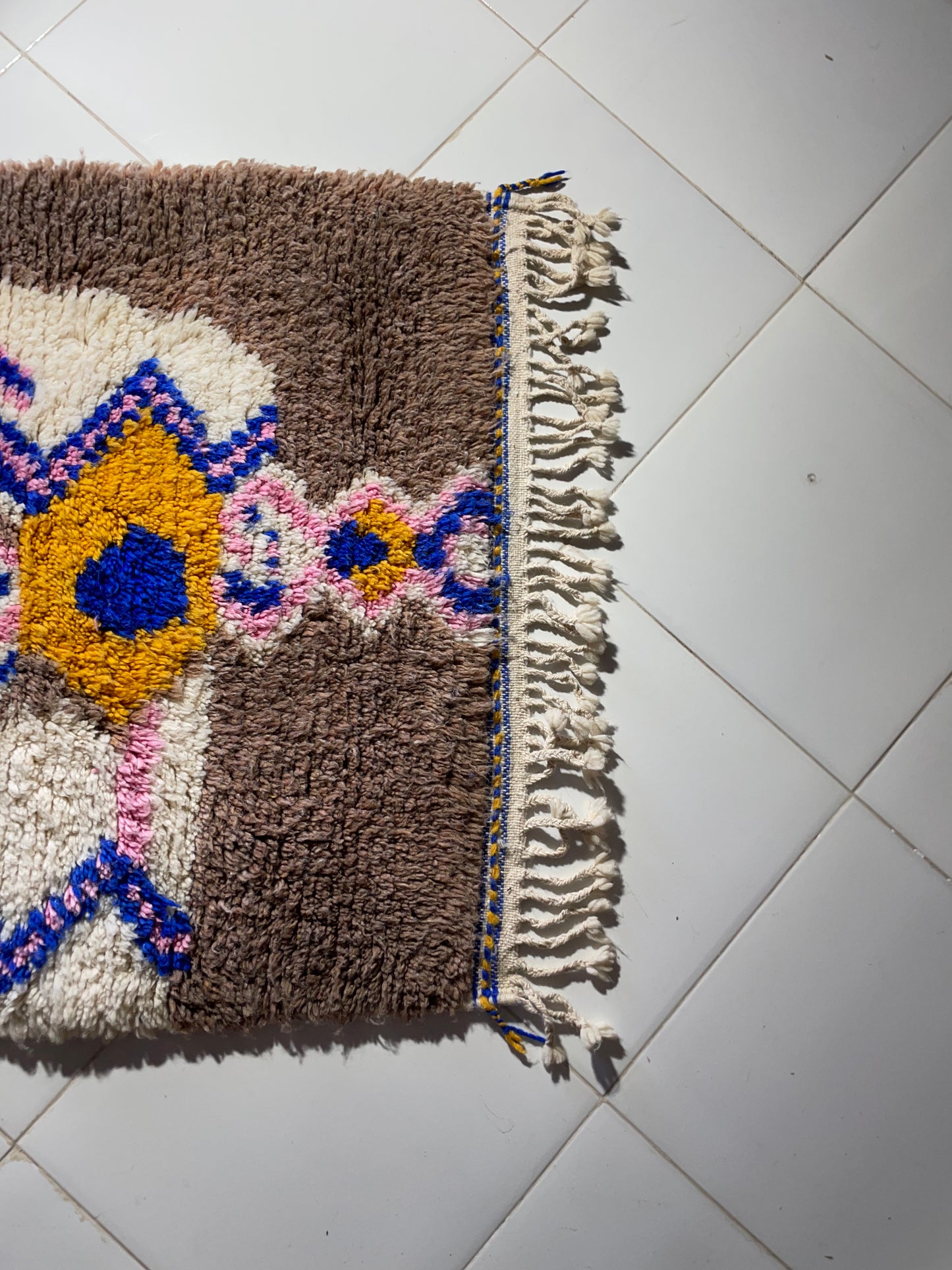 Azilal Handmade Wool Rug 150x100 cm (5x3 ft) – Authentic Moroccan Berber Art