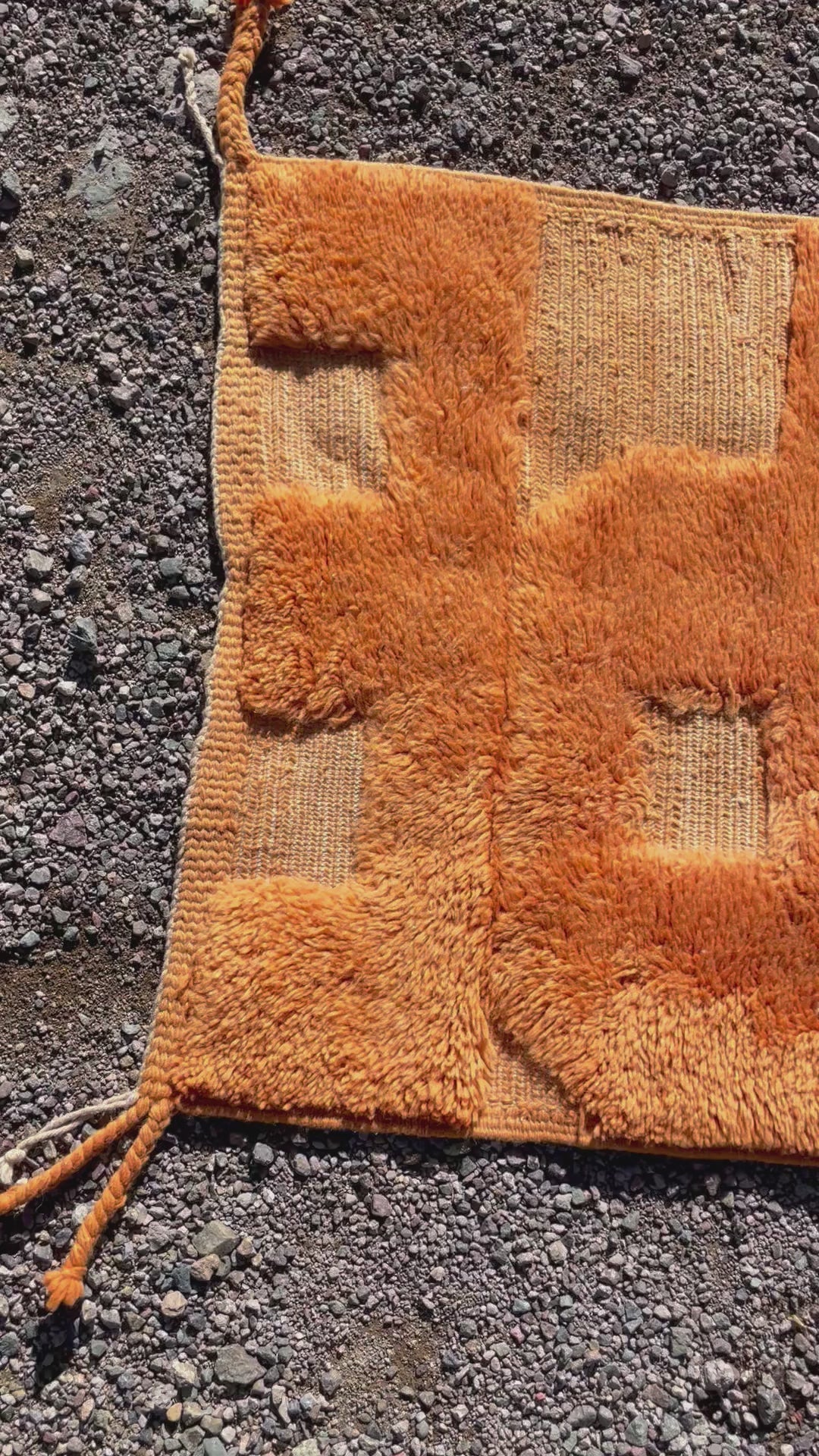 Handmade Moroccan HOPE Rug – Natural Wool Tufted Art Carpet