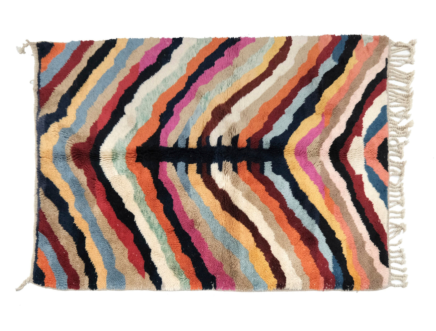 "Floor Artistry: Moroccan Beni Ourain Rugs – Crafted for Your Home"